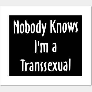 Nobody Knows I'm a Transsexual Posters and Art